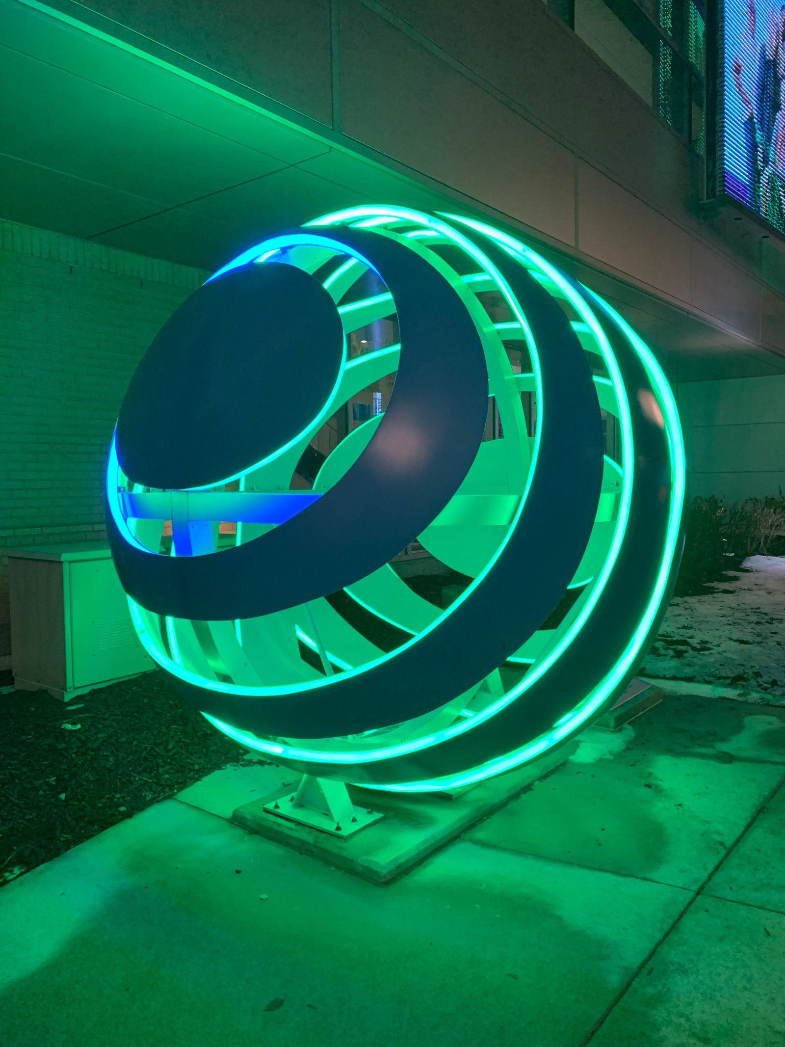 The Fiserv Forum globe we had the pleasure of building