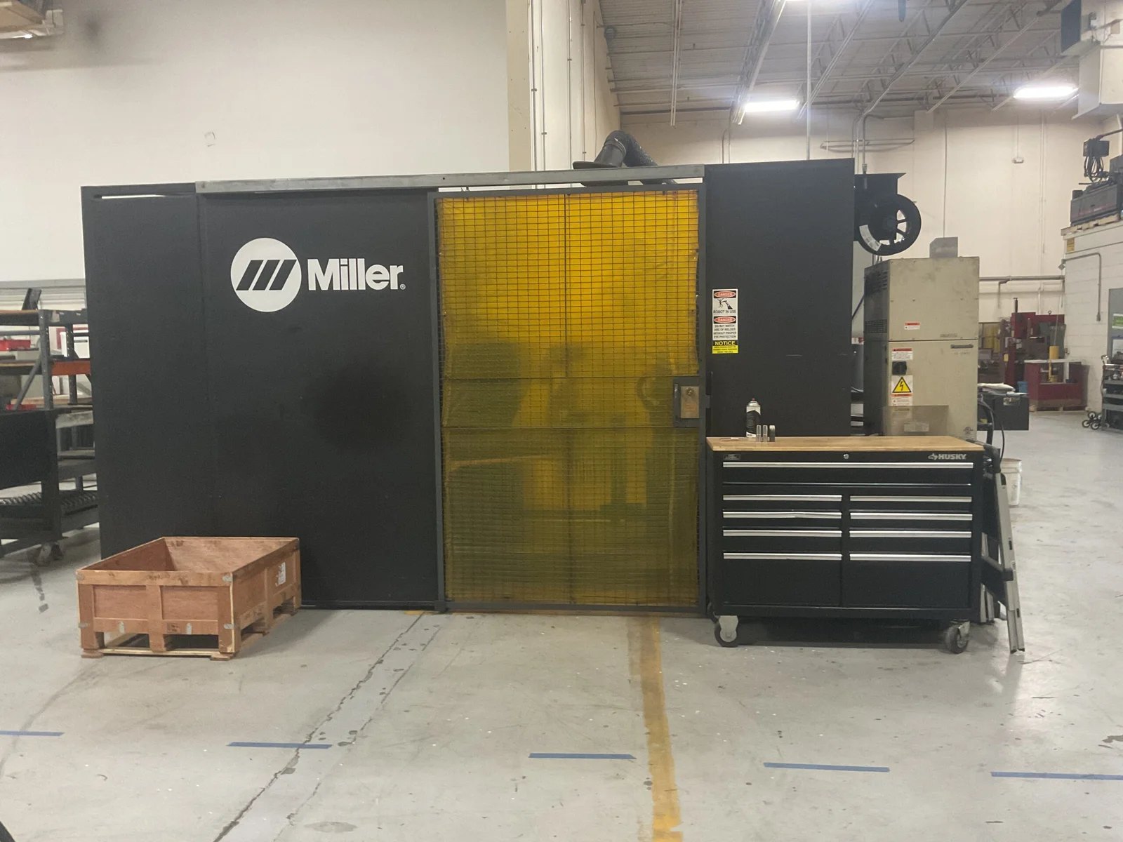 Precision fabrication in progress